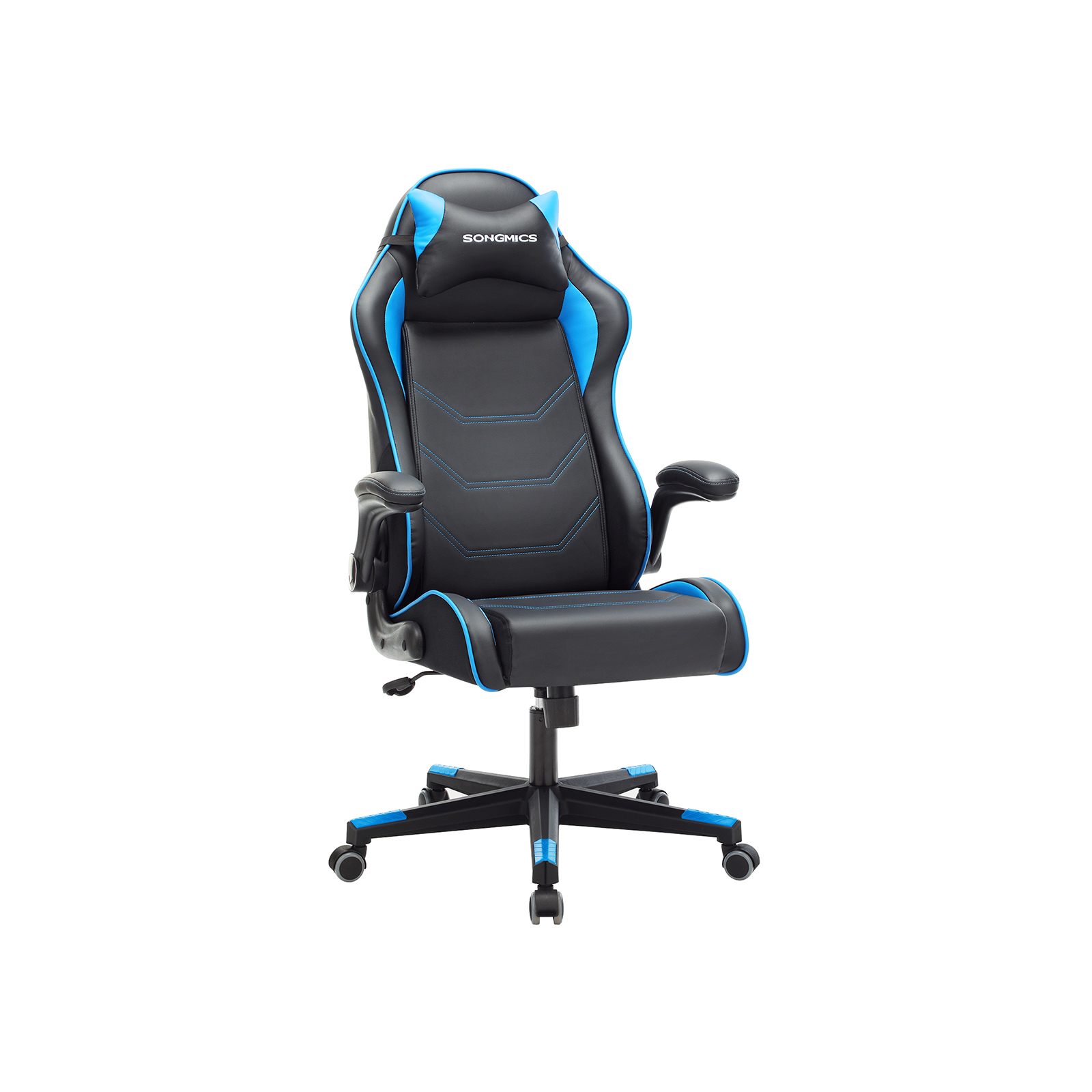 Gamingstuhl schwarz-blau