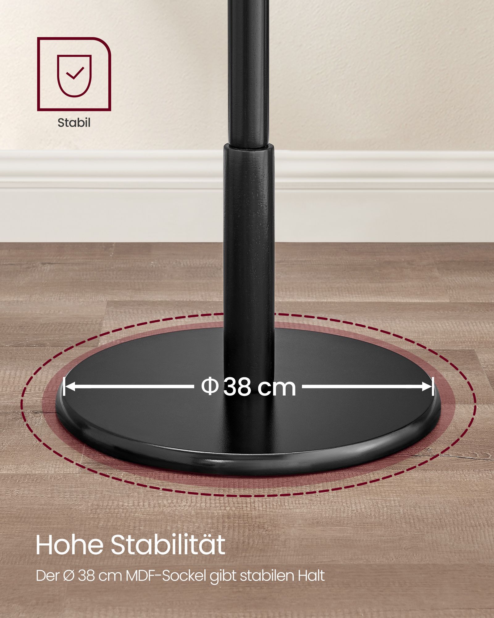 Medinis drabužių stovas 4