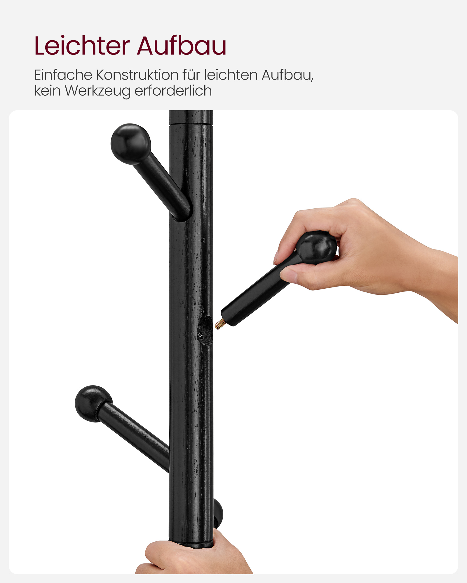 Medinis drabužių stovas 8