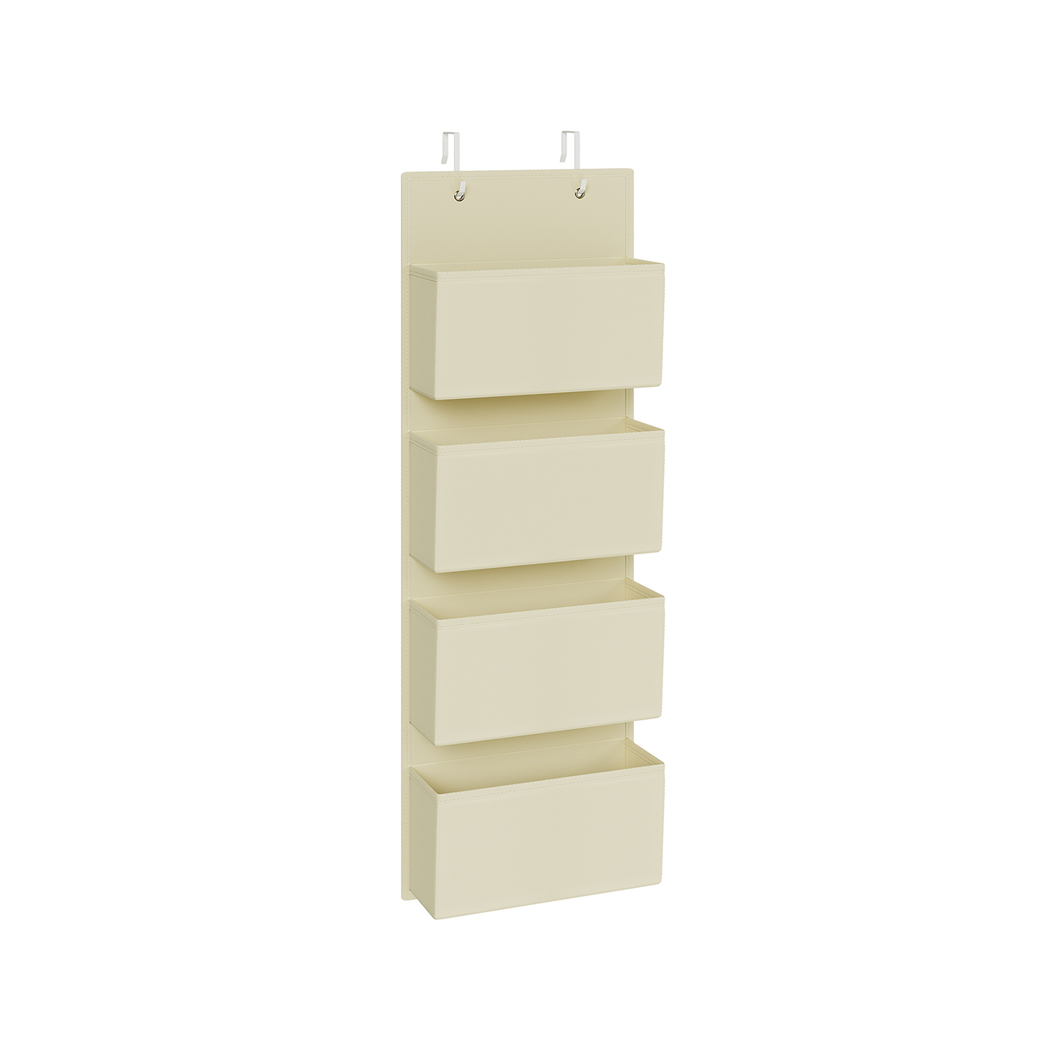 Kleiderschrank-Organizer mit 4 Taschen beige