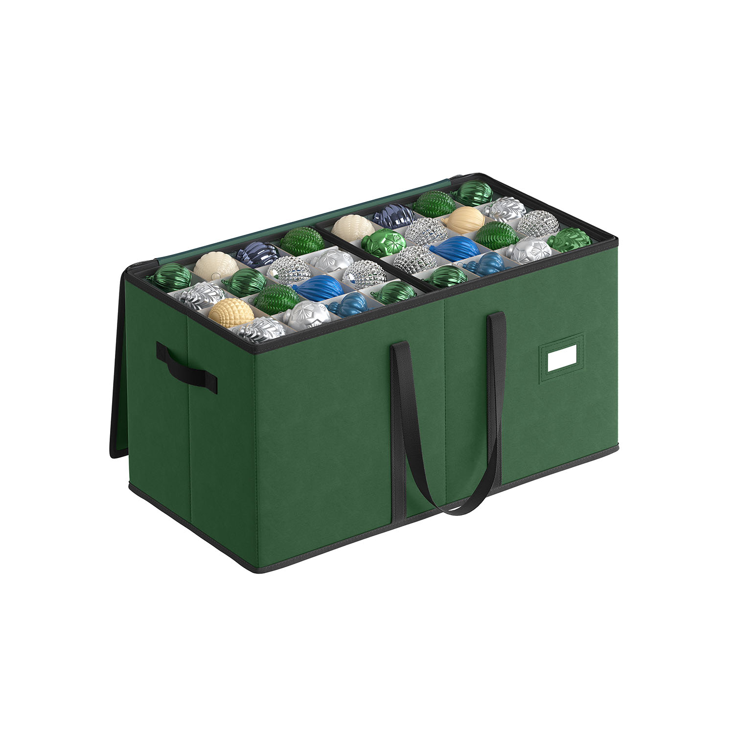 2er Set Aufbewahrungsbox für Weihnachtskugeln mit Deckel