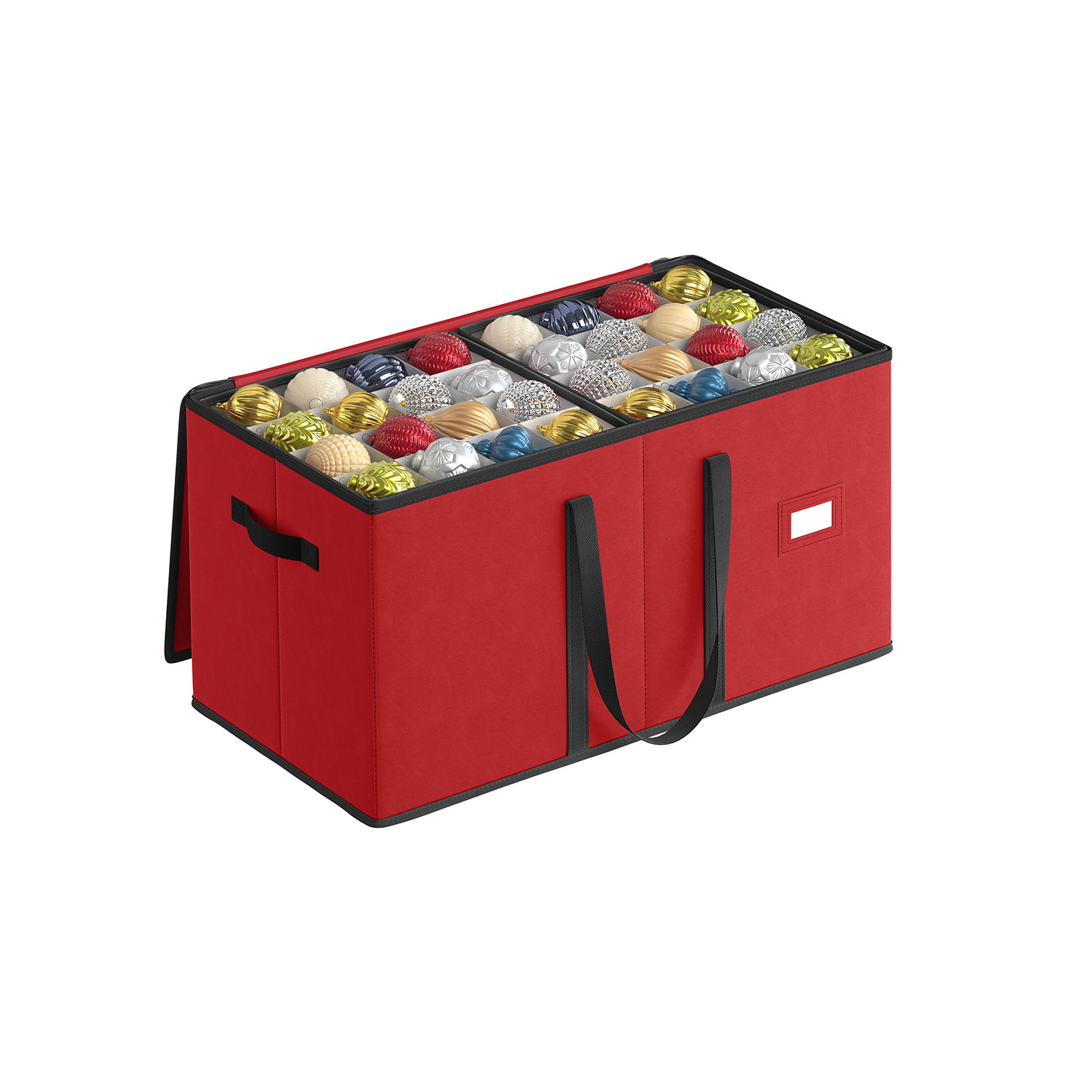 2er Set Aufbewahrungsbox für Weihnachtskugeln mit Deckel