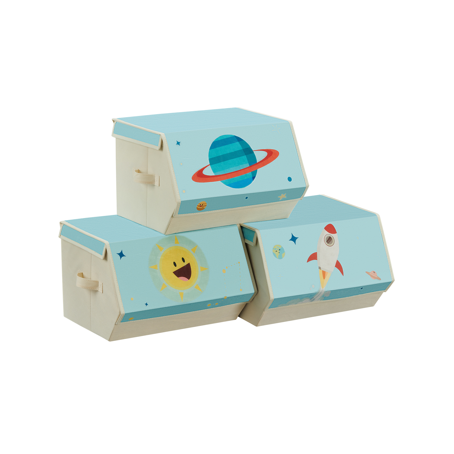 Aufbewahrungsbox 3er Set für Kinder