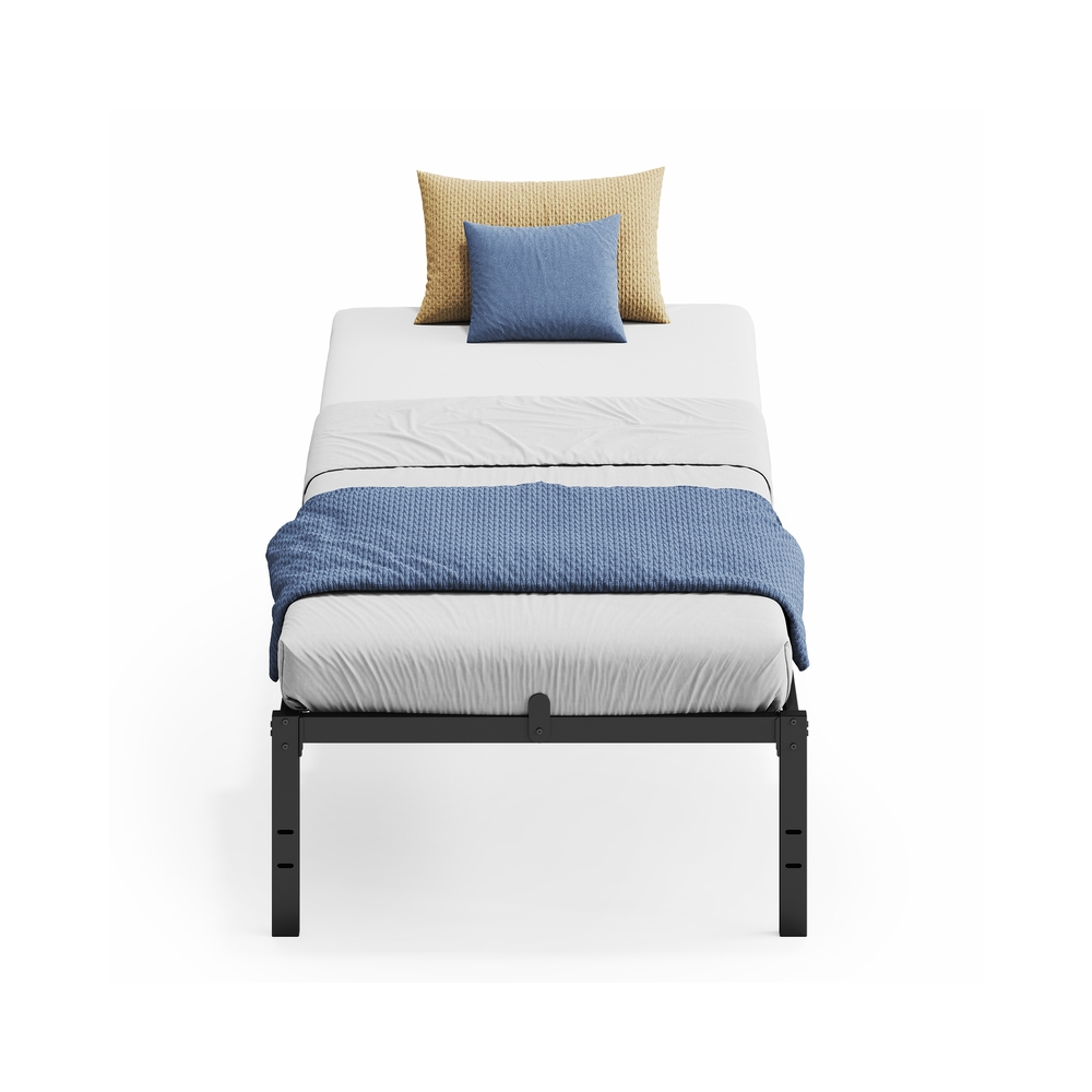 Metallbettgestell mit Stauraum und modernem Design für Schlafzimmer
