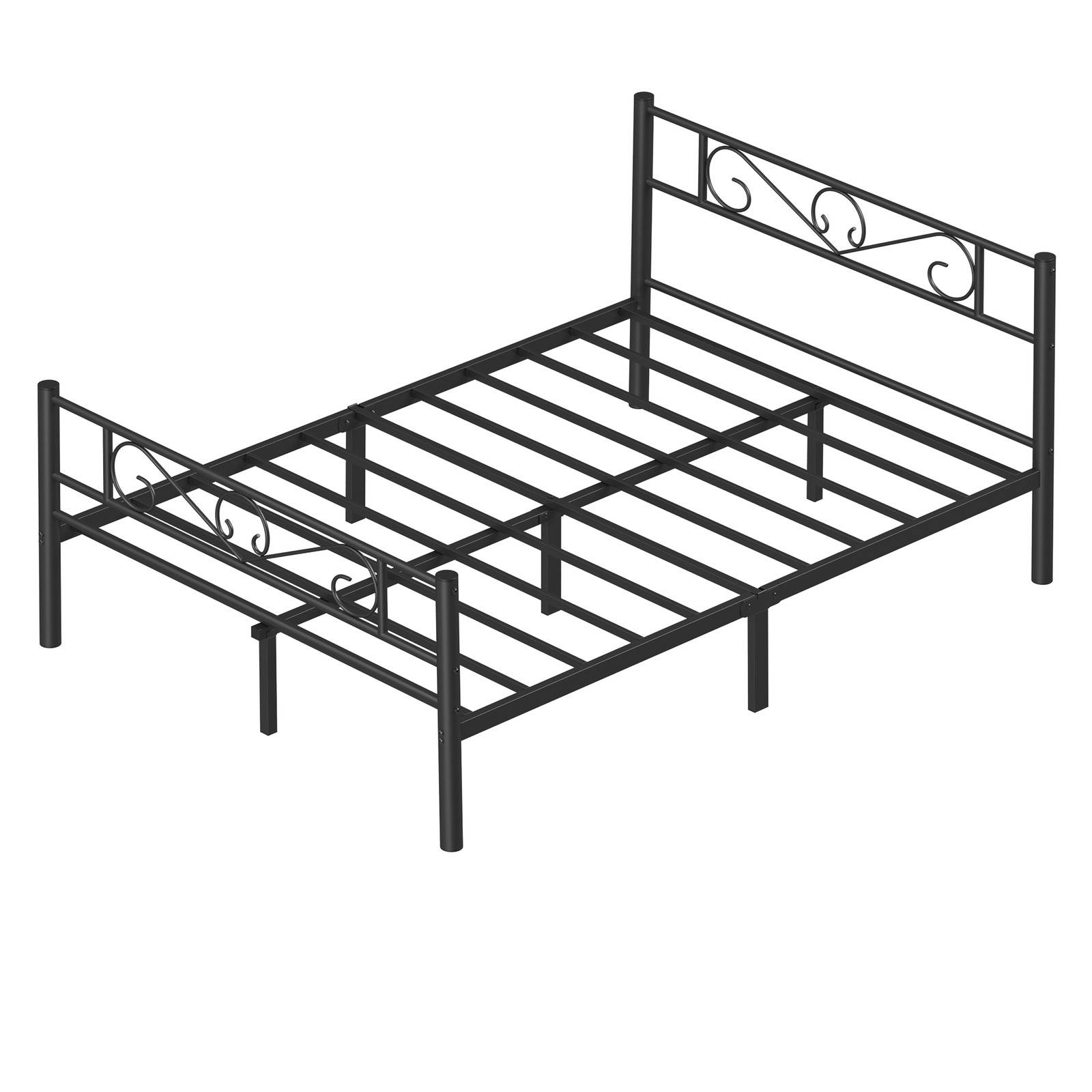 Metallbett, Bettgestell aus Metall, einfach aufzubauen