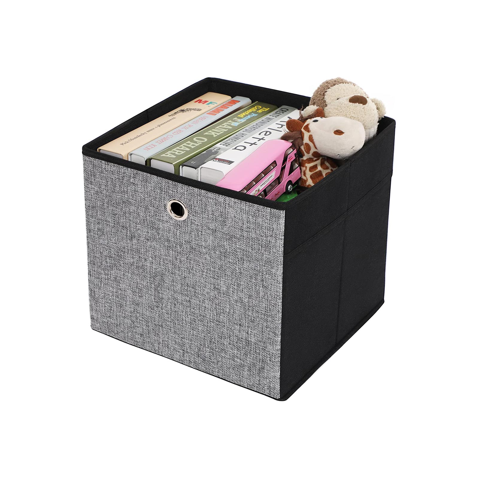 SONGMICS Aufbewahrungsboxen, 6er Set, Faltbare Stoffboxen für Kleidung