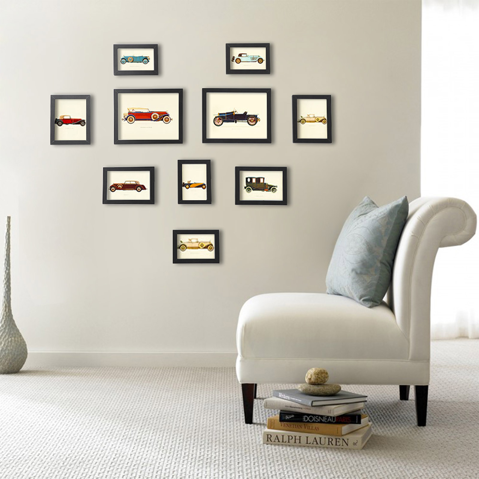 Nuotraukų rėmeliai ir instrukcija