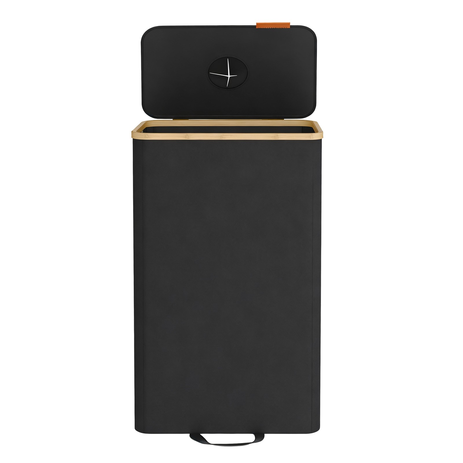 Flaschencontainer 100 L, Recycling-Behälter mit Deckel und Innensack, Flaschensammler für Küche