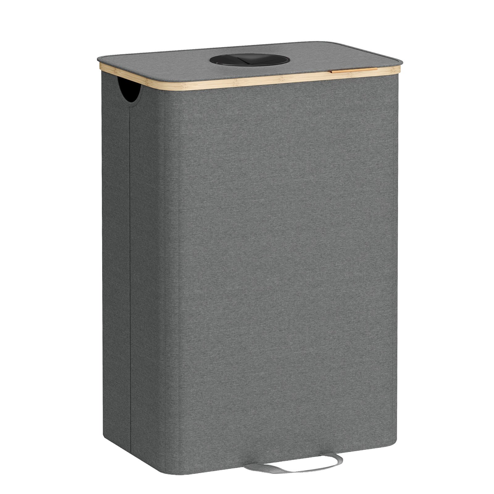 Flaschencontainer 100 L, Recycling-Behälter mit Deckel und Innensack, Flaschensammler für Küche