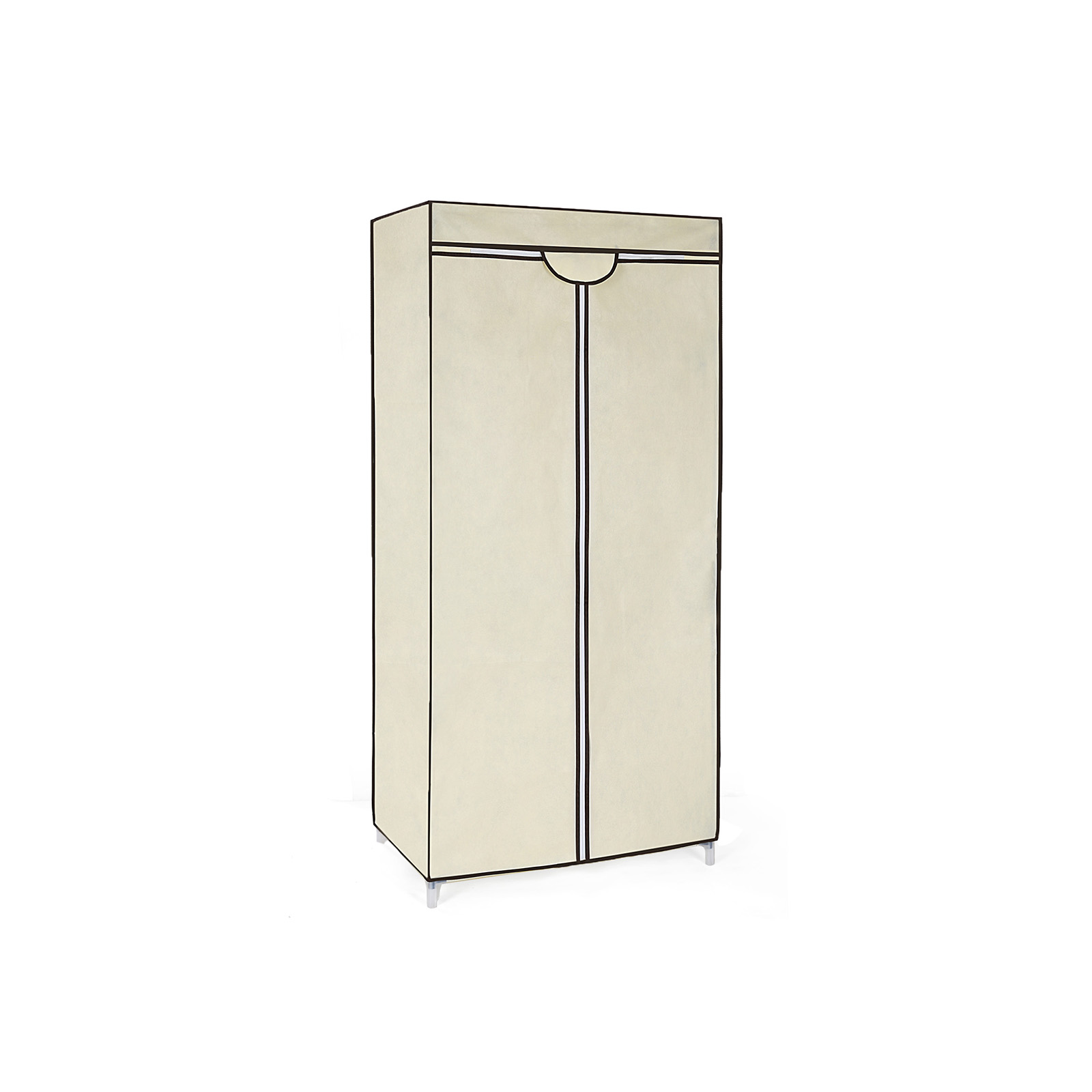 Stoffschrank mit Reißverschluss Beige