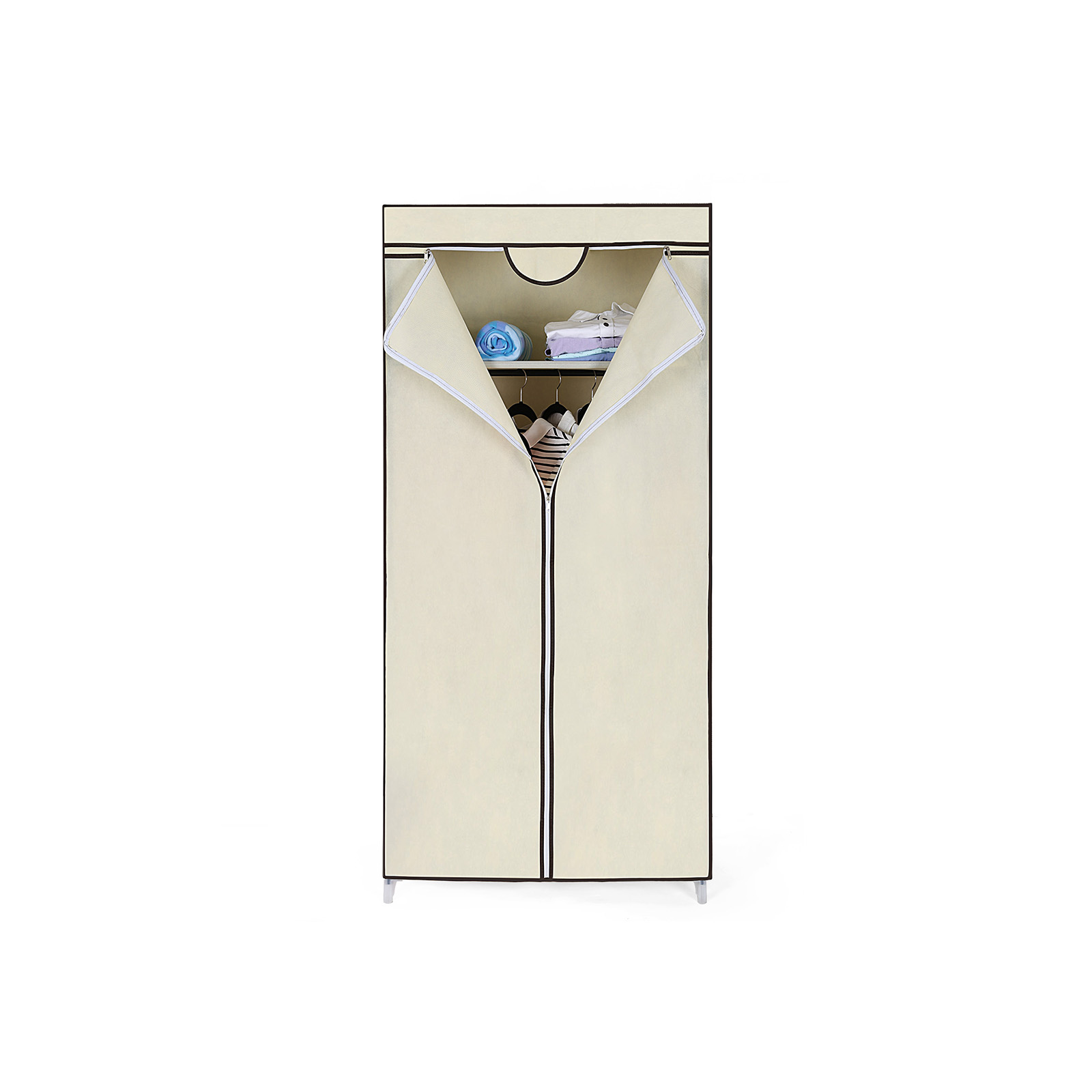 SONGMICS Garderobe Stoffschrank Faltschrank Kleiderschrank