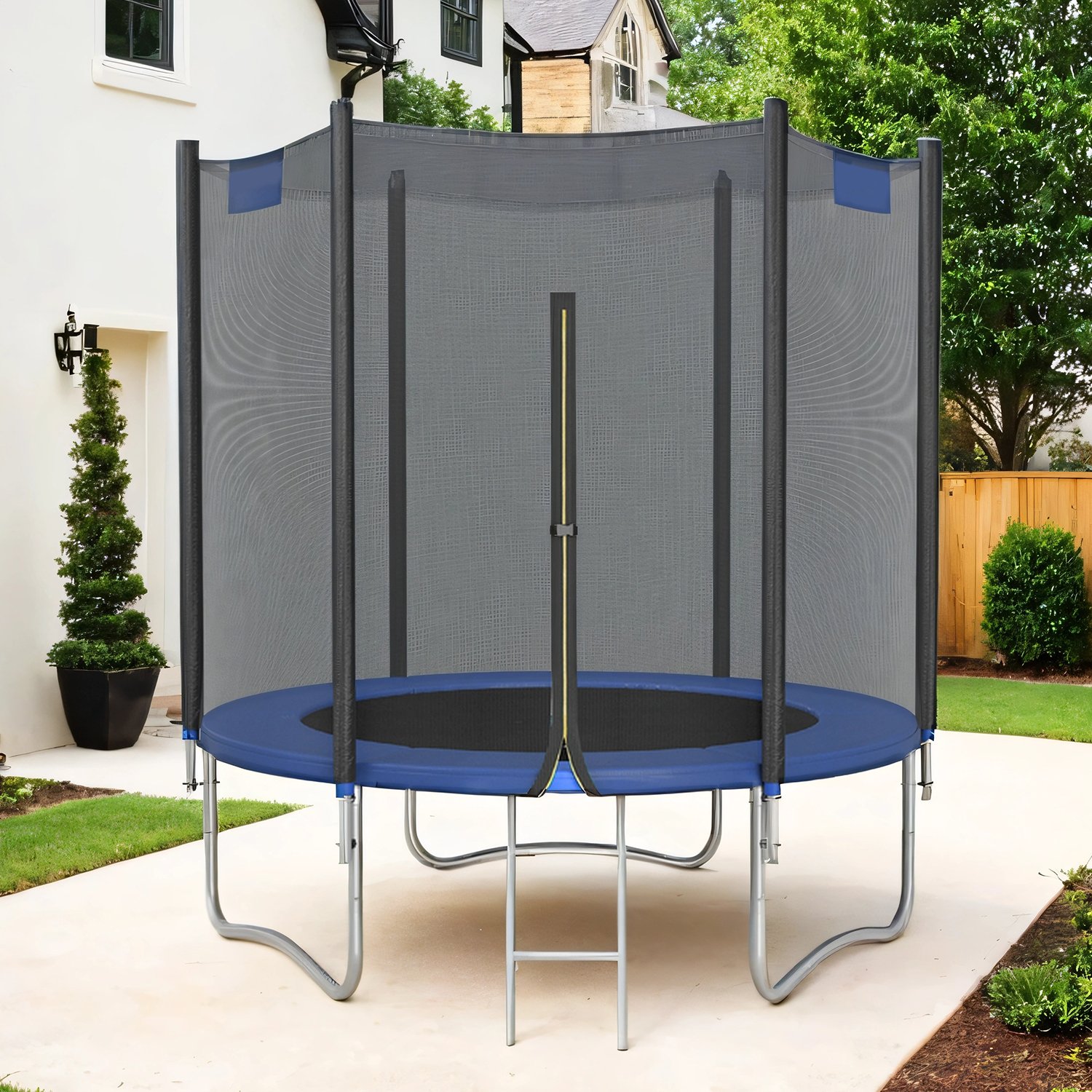 Trampolin Randabdeckung, Federabdeckung in Standardgröße für 244 cm Trampoline, UV-resistent
