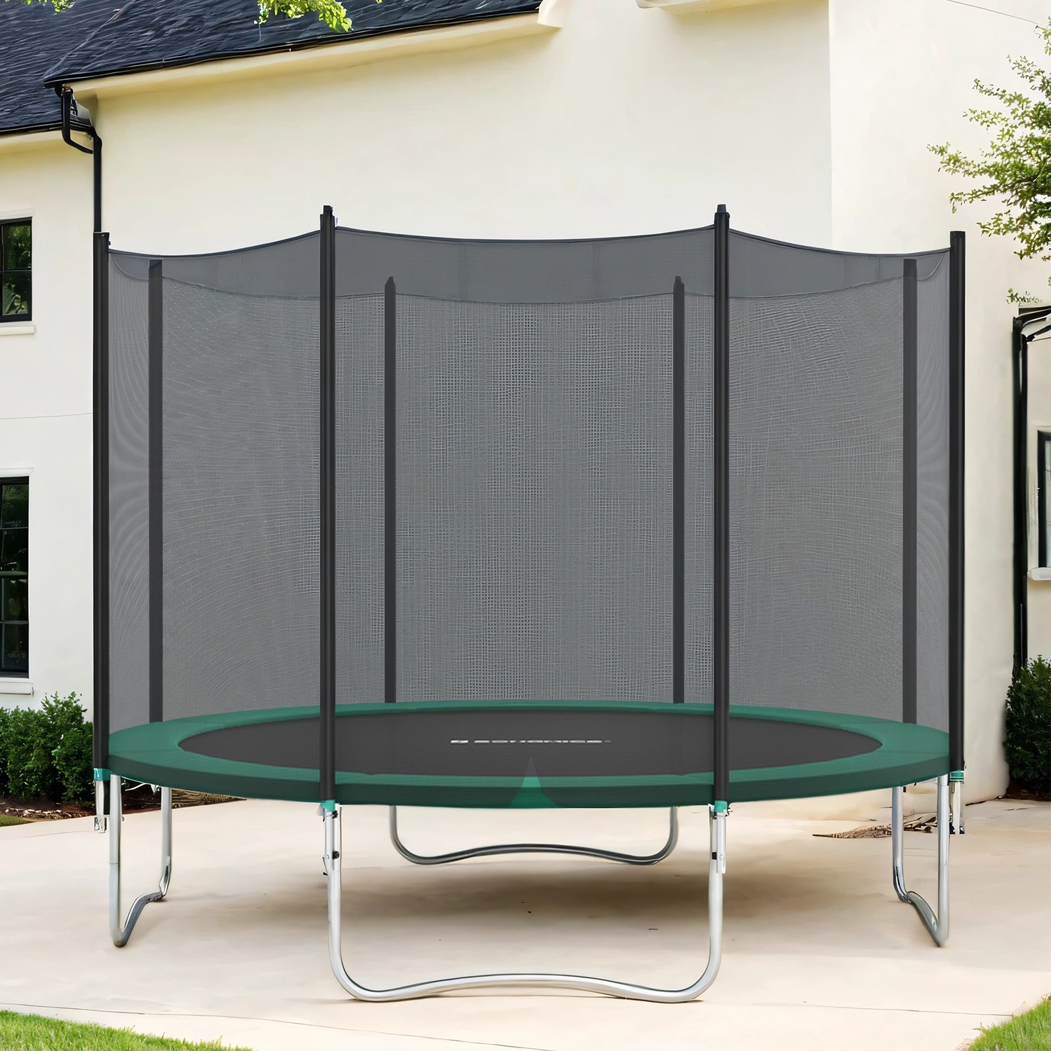 Songmics - Trampolin Randabdeckung Grün 30cm Breit Ø244cm 100% UV-beständig Reißfest Federabdeckung Randschutz STP8GN - Grün