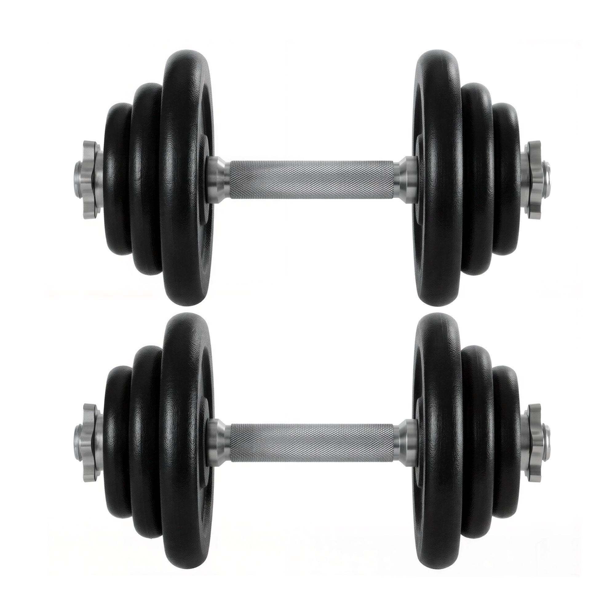 Kurzhantel Set, verstellbare Gusseisen Hanteln, 2 x 20 kg