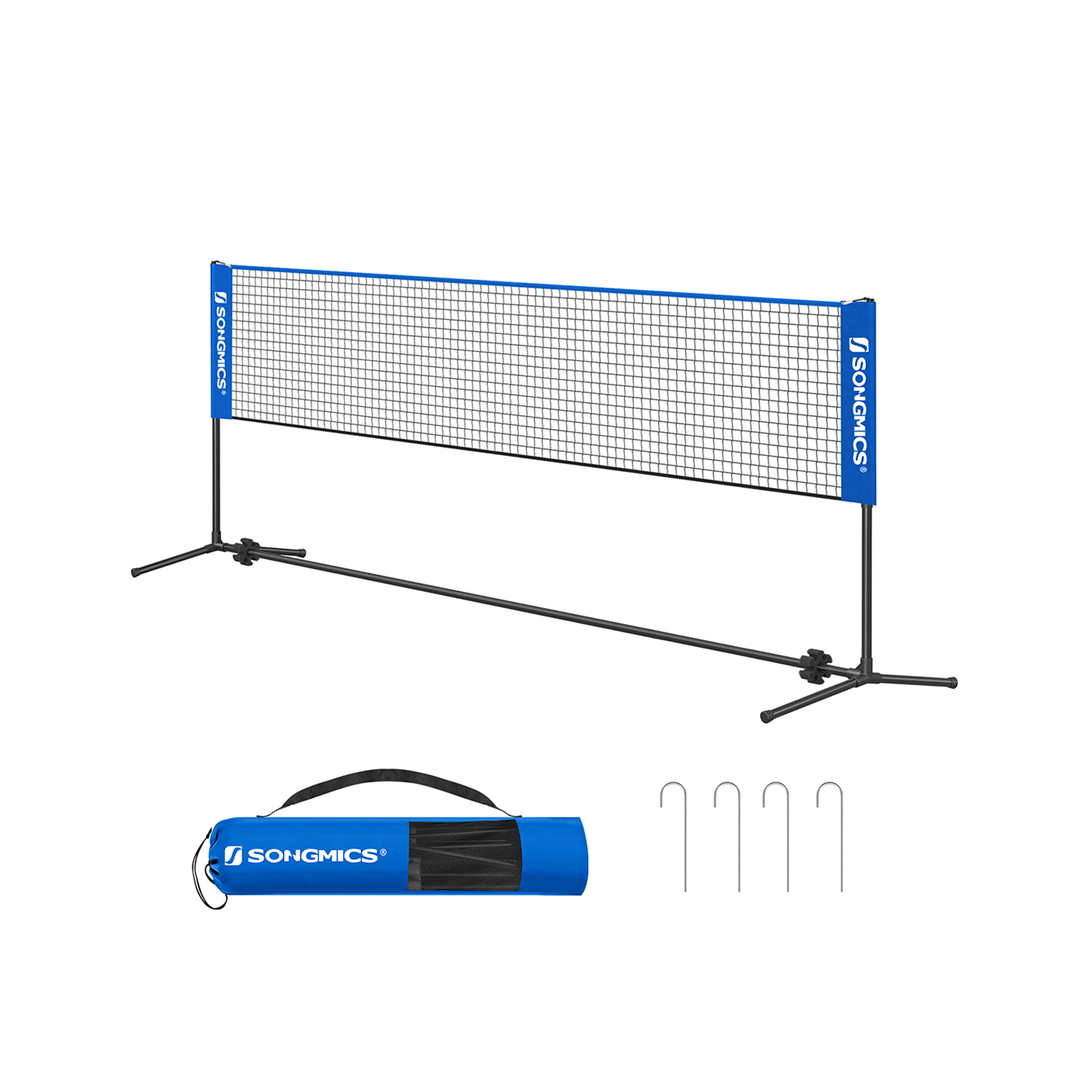 Badmintonnetz 3 m Blau