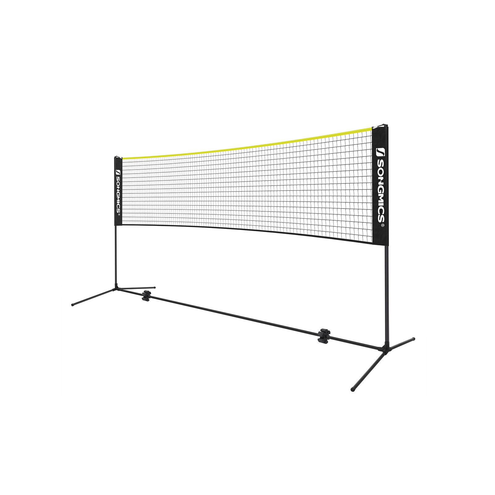Badmintonnetz schwarz-gelb