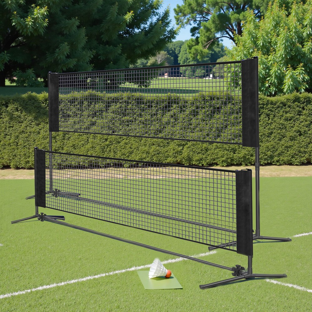 500 cm Badmintonnetz, höhenverstellbar, Volleyballnetz