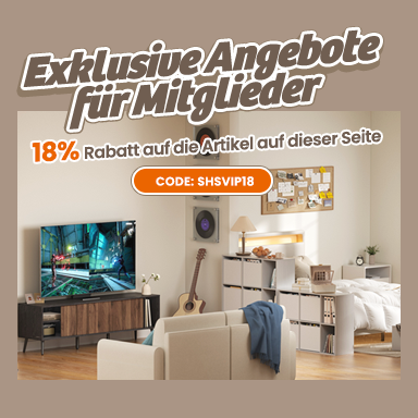 18% Rabatt-Möbel für Mitglieder