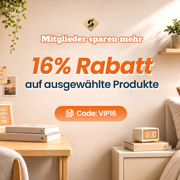 16% Rabatt-Möbel für Mitglieder